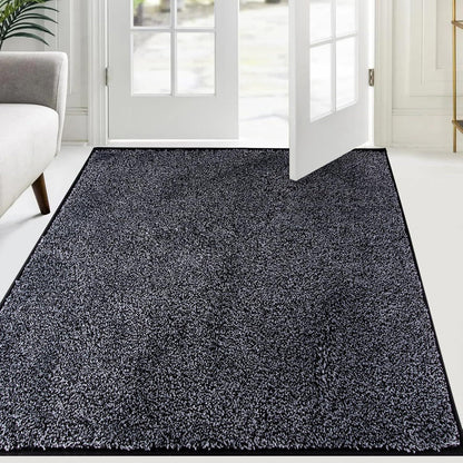 Schmutzfangmatte Grau, rutschfest & waschbar – 137 x 210 cm