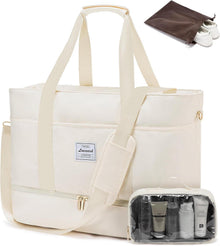 Wasserdichte Reisetasche mit Schuhfach und Kulturbeutel