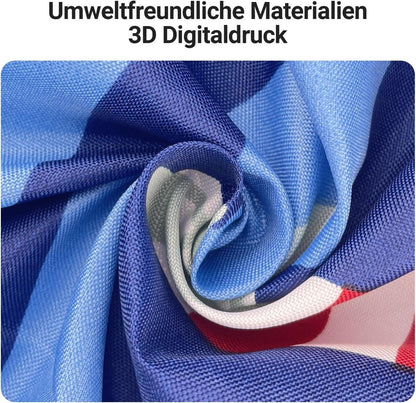 Duschvorhang Blaues Segel Antischimmel Wasserdicht 260x200cm