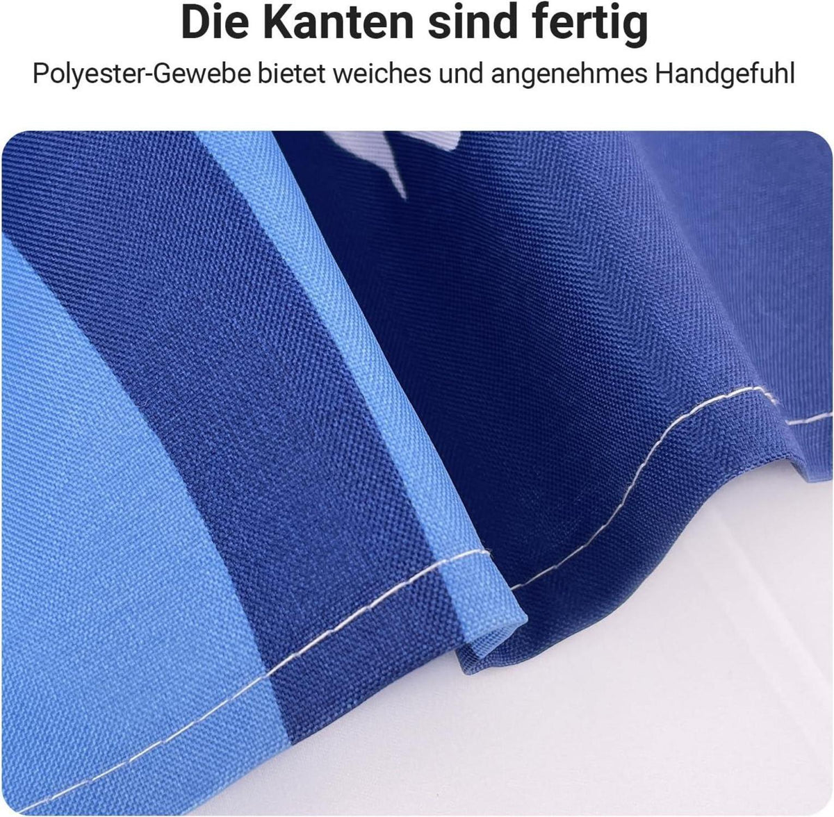 Duschvorhang Blaues Segel 260x200cm Antischimmel Wasserabweisend