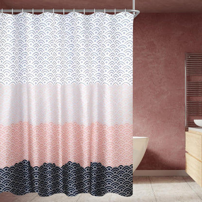 Antischimmel Duschvorhang Blume 120x200cm Wasserdicht Textil