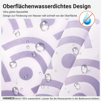 Duschvorhang Blume 120x200cm Antischimmel Textil Wasserdicht