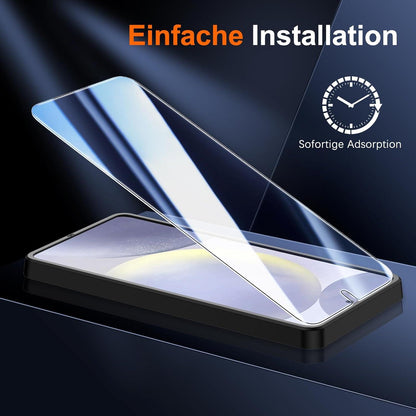 Schutzfolie Samsung Galaxy S24 Panzer 9H Glas Kameraschutz 4er Set