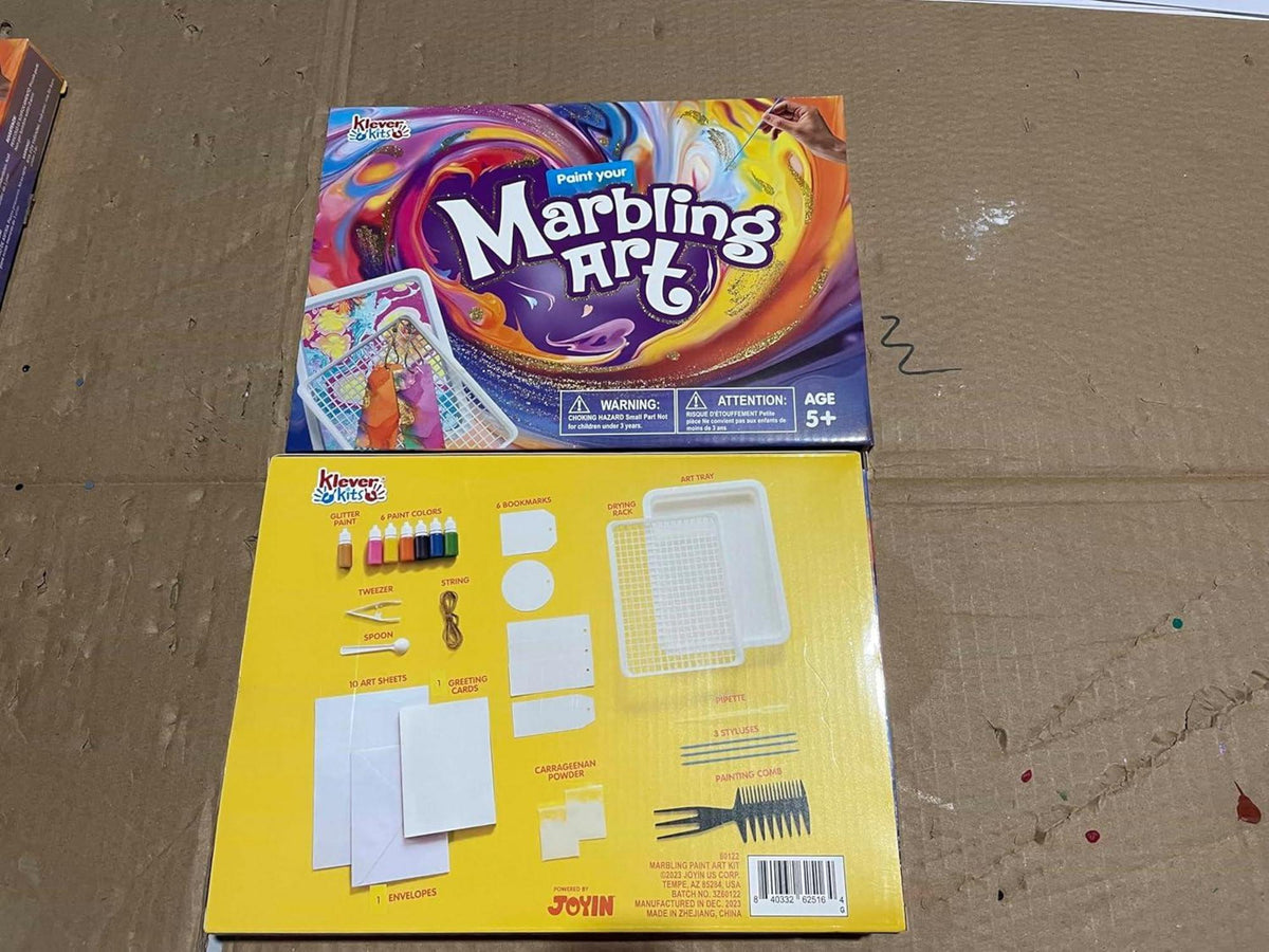 Klever Kits Wasser Marmorierfarbe Kinder Bastelset 6-12 Jahre