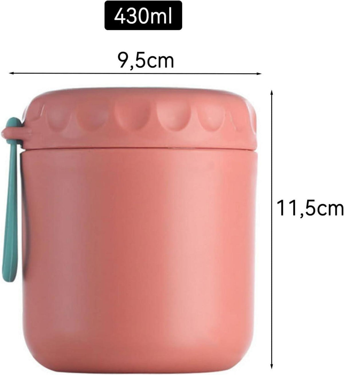 ERBO Thermobehälter 400ml Auslaufsicher Edelstahl BPA-Frei