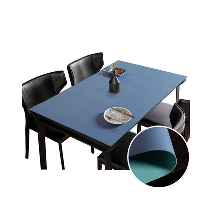 PU Tischdecke Wasserdicht Blaugrün 90x200cm Rechteck