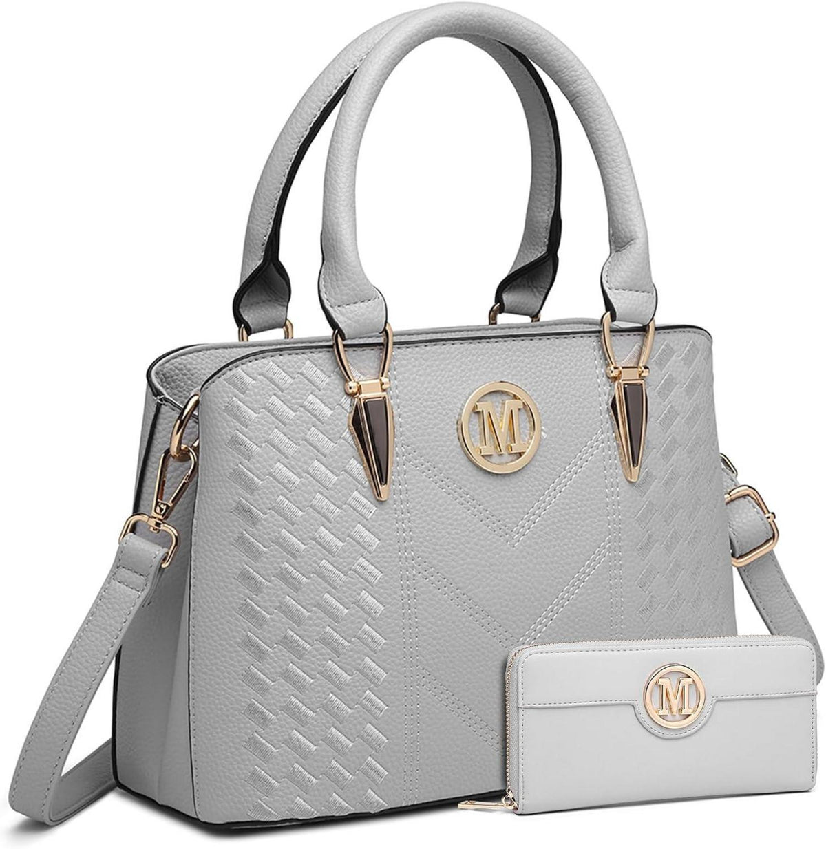 Moderne Miss Lulu Damen Handtasche Mittelgroß PU-Leder