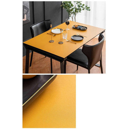 PU Tischdecke Wasserdicht Blau-Orange 85x150cm