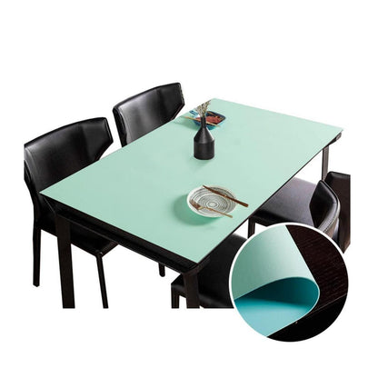 PU Tischdecke wasserdicht 80x180cm Grün Blau