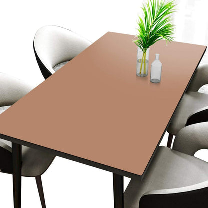 PU Tischdecke wasserdicht 90x200cm Khaki Grau