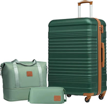 COOLIFE Hartschalen Koffer-Set mit TSA-Schloss 4 Rollen - 3tlg