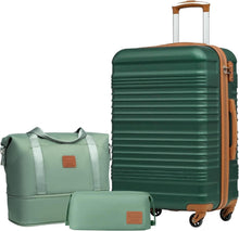 Koffer-Set 3-tlg ABS Hartschale Reisekoffer 4 Rollen TSA-Schloss