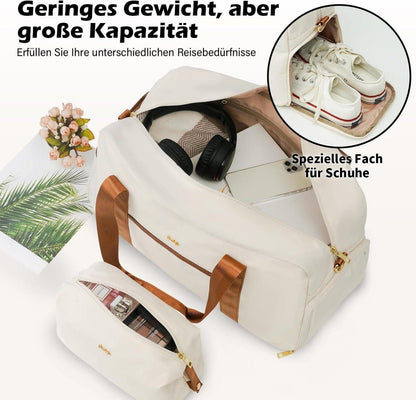 COOLIFE Koffer Trolley ABS Hartschalen 4 Rollen TSA Rot/Braun 3tlg