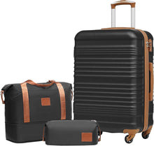 Koffer Set ABS Hartschale Reisekoffer TSA 4 Rollen Mittlerer 3tlg