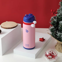 Edelstahl Trinkflasche mit Strohhalm für Kinder 16oz - BPA