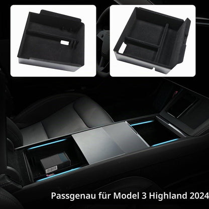 Tesla Mittelkonsolen Organizer für Model 3/Y 2024+