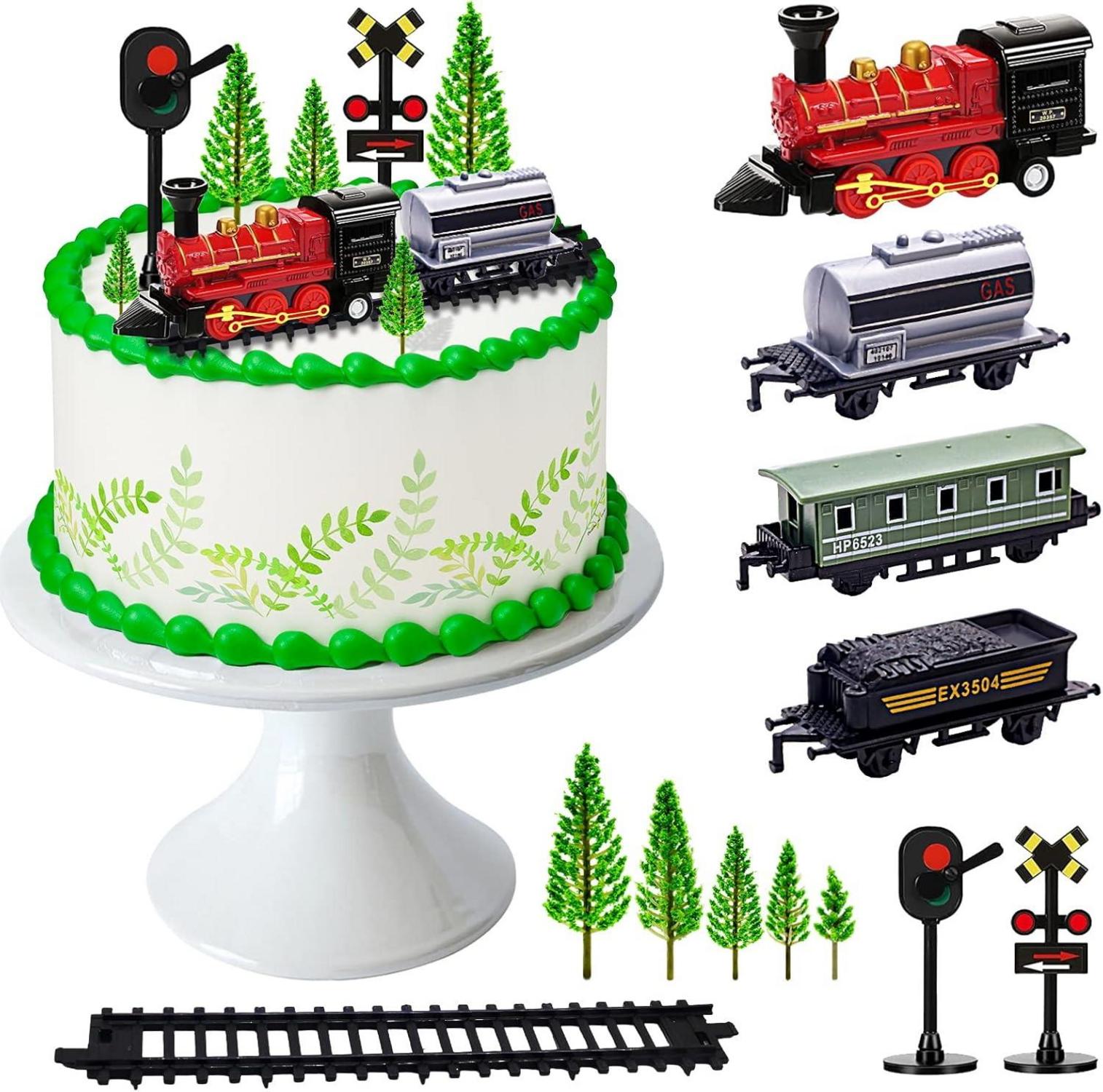 Zug Kuchen Topper Set Eisenbahn Thema Party Dekoration