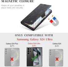 Samsung Galaxy S24 Ultra 5G Hülle - Premium Leder Flip Case