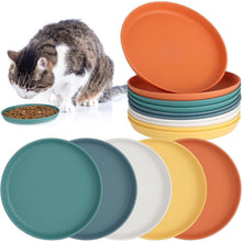 10er Set Katzenfutternäpfe 5,9 Zoll Rund Bunt für