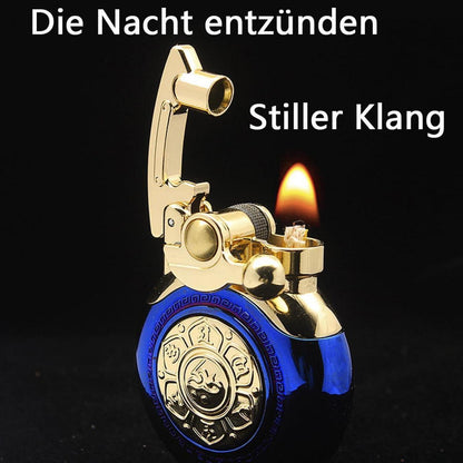 Vintage Antikes Feuerzeug, winddicht, wiederverwendbar