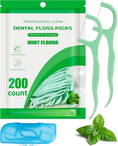 200er Zahnseide Stick Minze Dental Floss Zahnreinigung Sticks