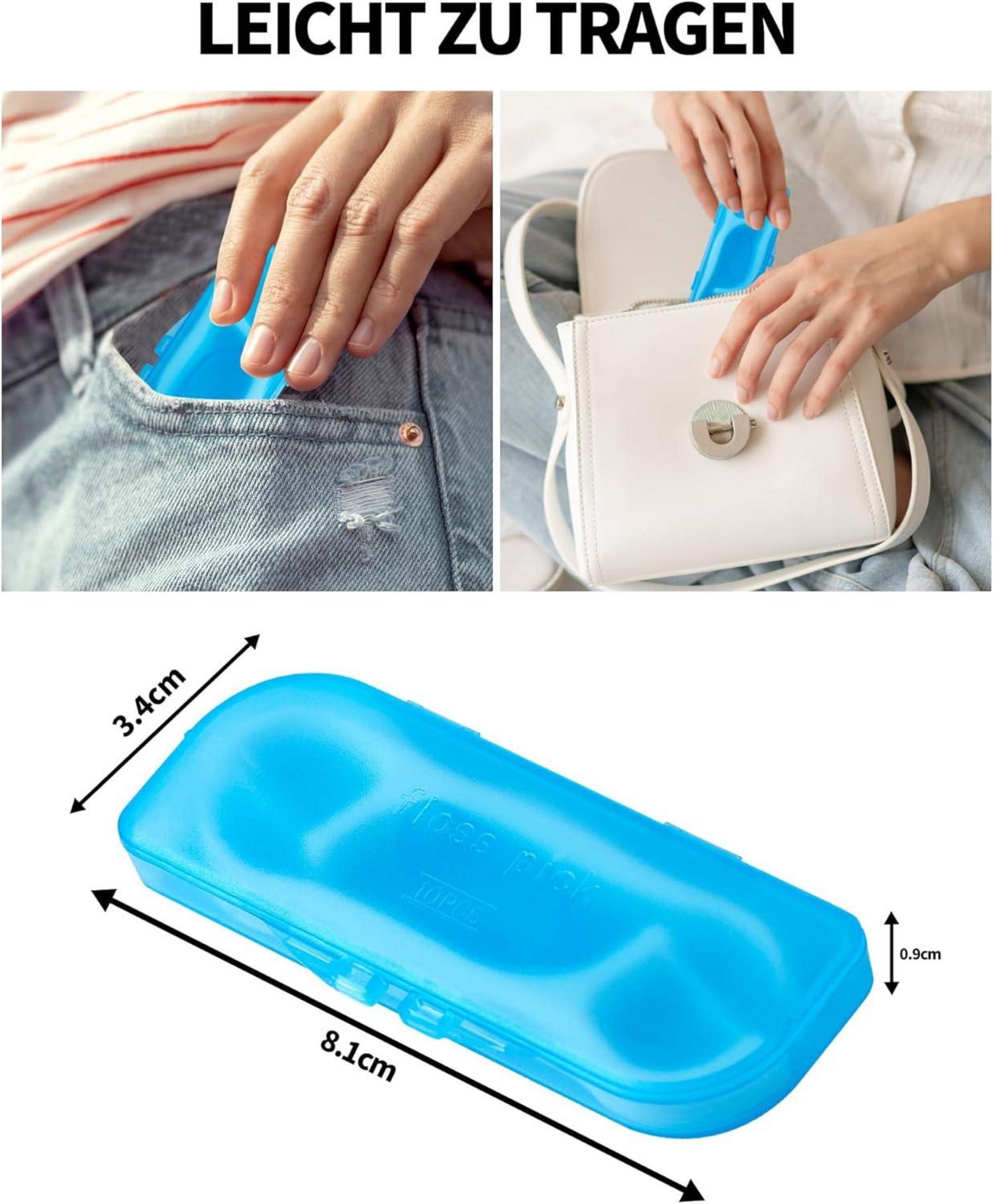 200er Zahnseide Stick Minze Dental Floss Zahnreinigung Sticks Zahnpflege