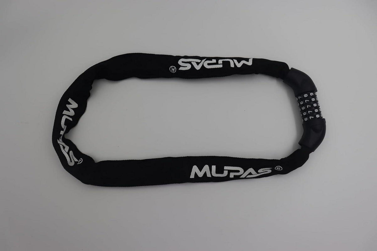 MUPAS 5-stelliges Fahrradschloss aus gehärtetem Stahl - Anti-Diebstahl Kombinationsschloss