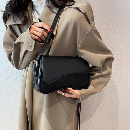 TIAASTAP Handtasche Mädchen Leder Vintage Aesthetic y2k Schultertasche
