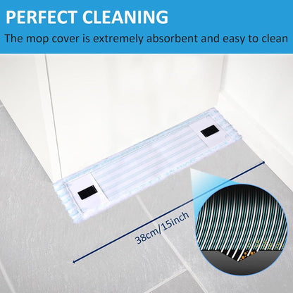 4er Set Mikrofaser Wischbezug für Leifheit Clean Twist M Ergo 2.0
