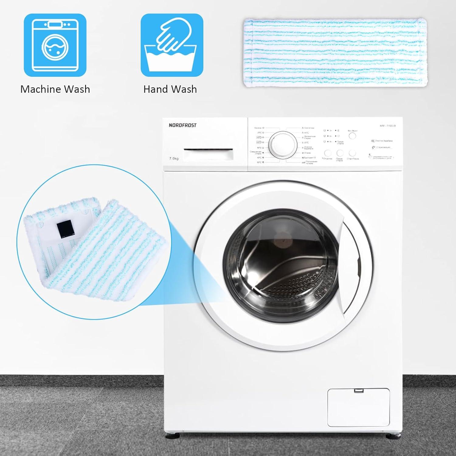 4er Set Mikrofaser Wischbezüge für Leifheit Clean Twist M Ergo 2.0