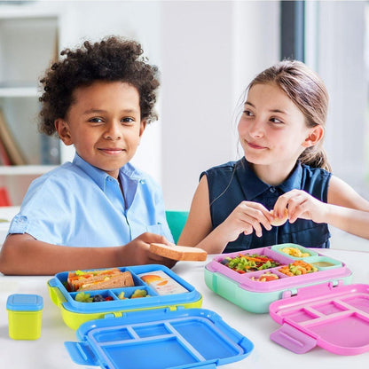 CAPERCI Brotdose Kinder Large 4.8 Cups Bento Box 4 Fächer 2