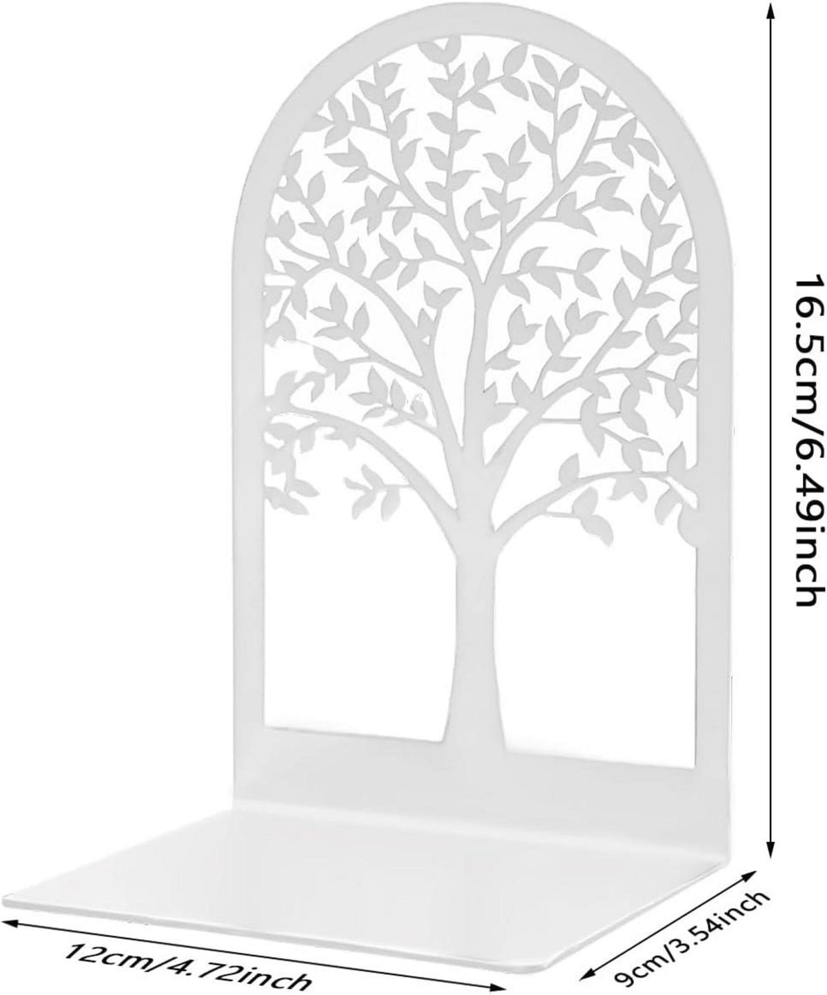 Qualsen Metall Buchstützen Bücherhalter Regal Büro Zuhause