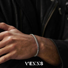 VEXXS Vergoldetes Herren Armband 6mm Gold Panzerkette Cuban