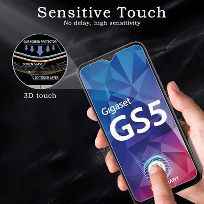 3x Panzer Schutzglas für Gigaset GS5 HD Display 9H Härte Anti-Kratzen Anti-Öl