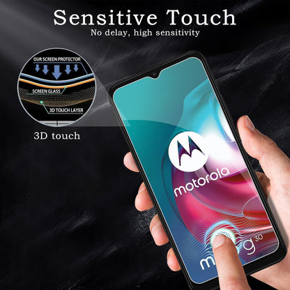 3x Gehärtetes Glas Display Schutzfolie für Motorola Moto G10 G30