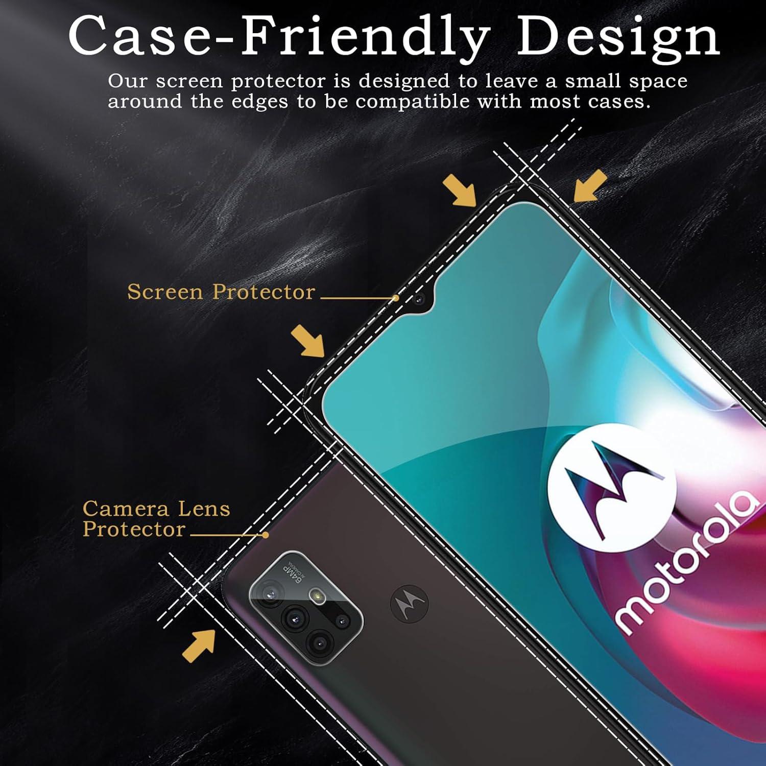 3x Gehärtetes Glas Display Schutzfolie für Motorola Moto G10 G30