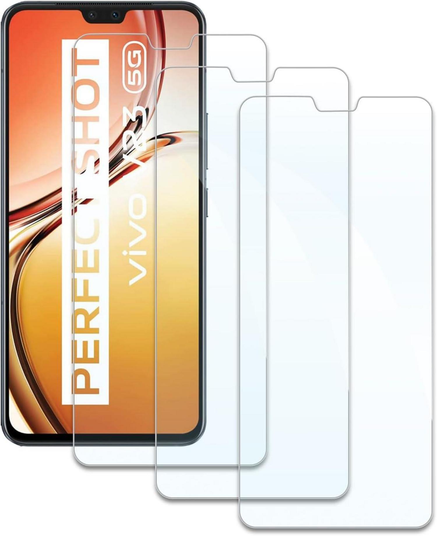 3x HD Panzer Schutzfolie Vivo V23 5G Display 9H Härte Anti-Kratzen