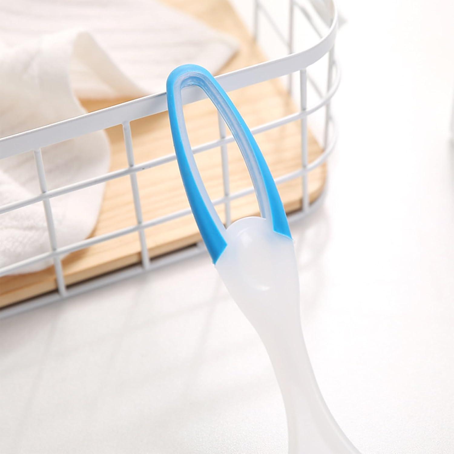 2er Set Gummi Duschabzieher 24 cm Breit für Bad Küche Auto - Grün Blau