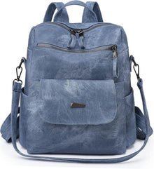 Frauen Rucksack Wasserdicht Leichtgewicht Anti-Diebstahl PU Mode