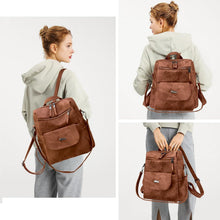 Damen Rucksack Caramel | Wasserdicht, Anti-Diebstahl, Convertible