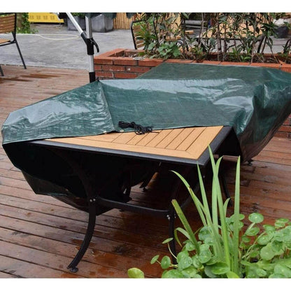 Gartenmöbel-Abdeckung rechteckig extra groß 250x250x90cm Grün