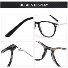 Vintage Runde Nerdbrille Klare Linse Unisex Retro Rahmen