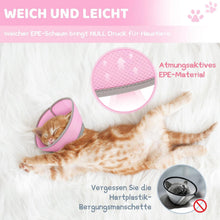 Supet Halskrause für Katzen, verstellbarer Halsband Kragen