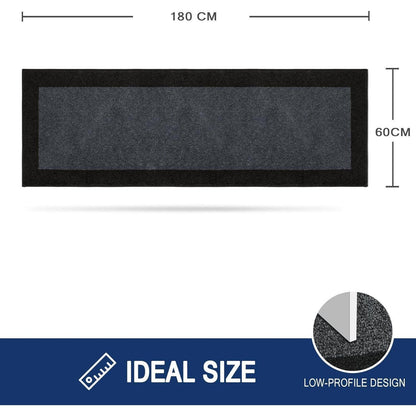 Schmutzfangmatte 60x180 cm – Rutschfest & Waschbar