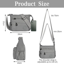 Nylon Umhängetasche Damen Multifunktionale Crossbody Bag für