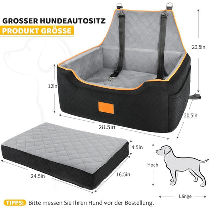Hunde Autositz Erhöhung für mittelgroße Hunde & Welpen