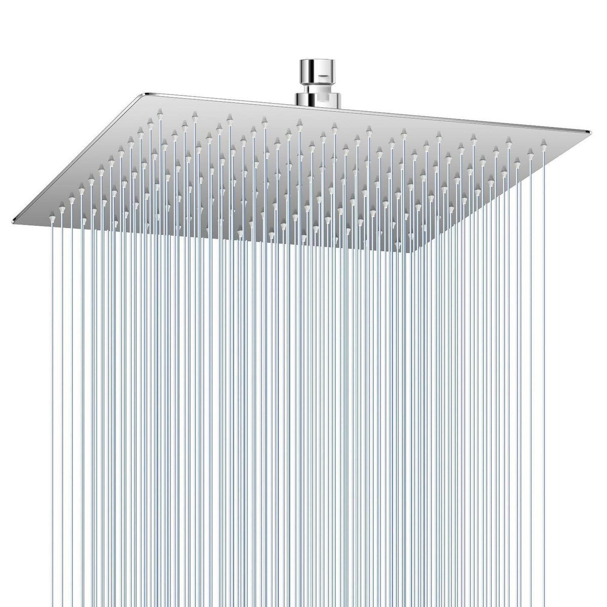 30cm Regendusche Edelstahl Chrom – Wassersparend & Verstellbar