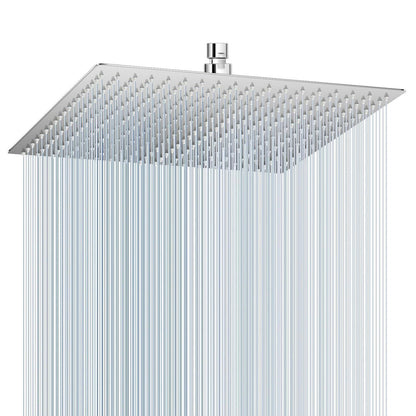 40cm Regendusche Edelstahl, Verstellbar & Wassersparend