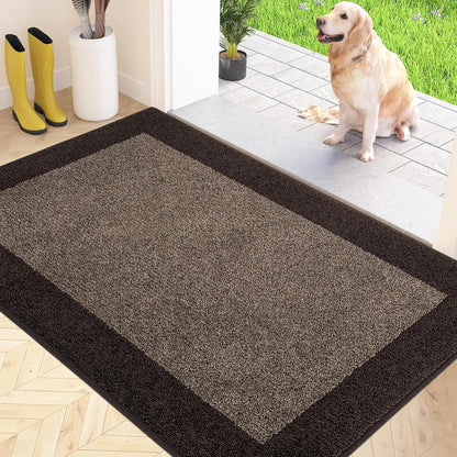 Schmutzfangmatte 80x120 cm – Rutschfest & Waschbar Braun