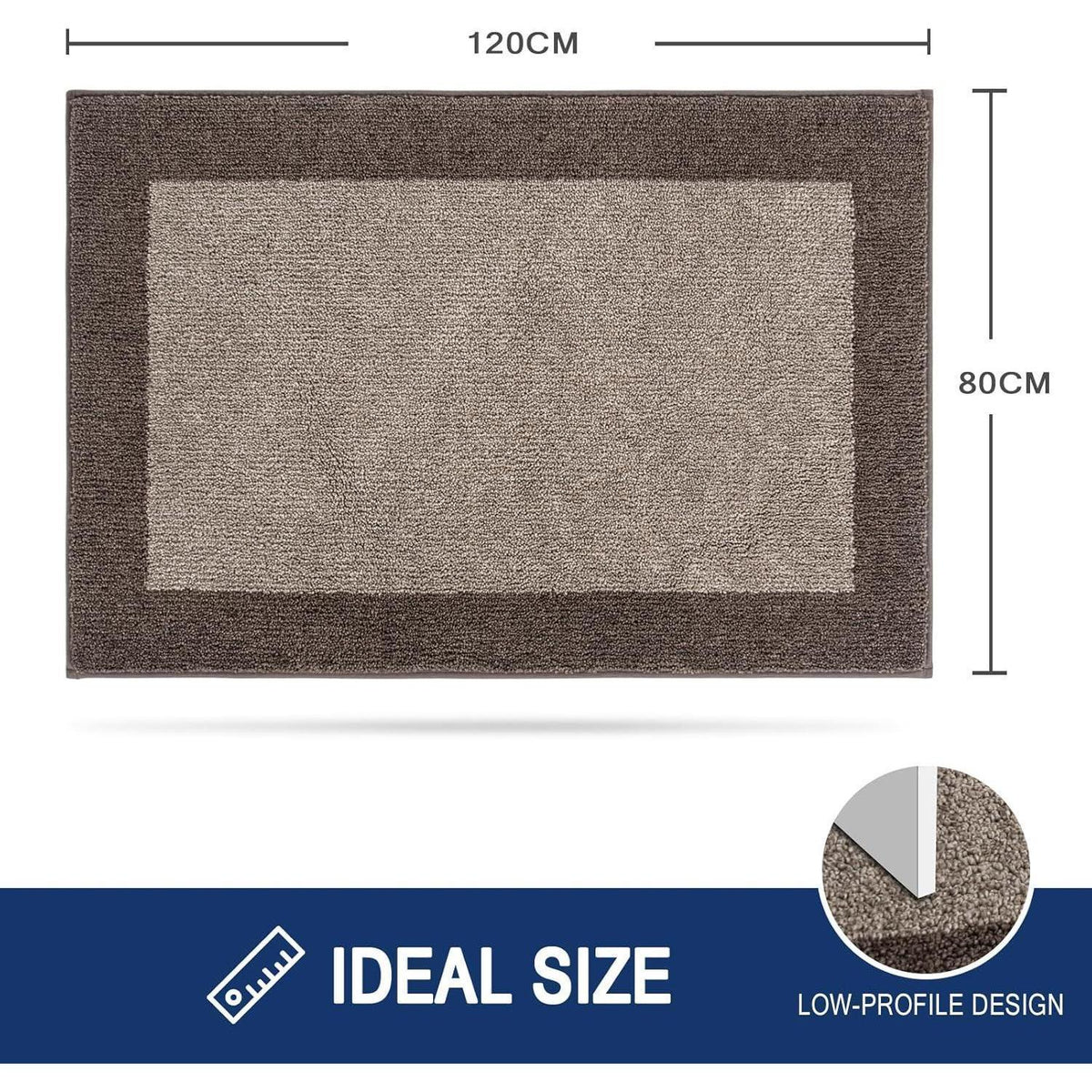 Schmutzfangmatte 80x120 cm – Rutschfest & Waschbar